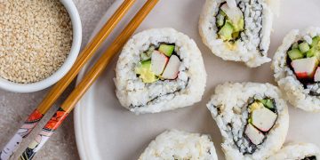 Sushi Rice and California Rolls