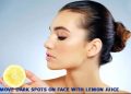 Remove Dark Spots on Face with Lemon Juice